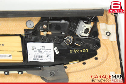 01-04 Mercedes W203 C240 C320 Rear Right Side Interior Door Panel Gray OEM