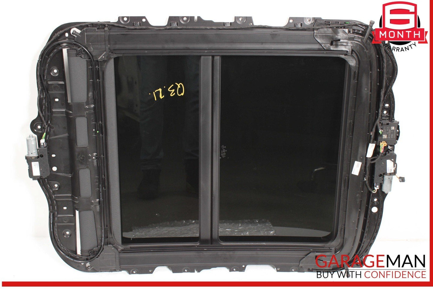 19-25 Audi Q3 Panoramic Sunroof Glass Panel Assembly OEM