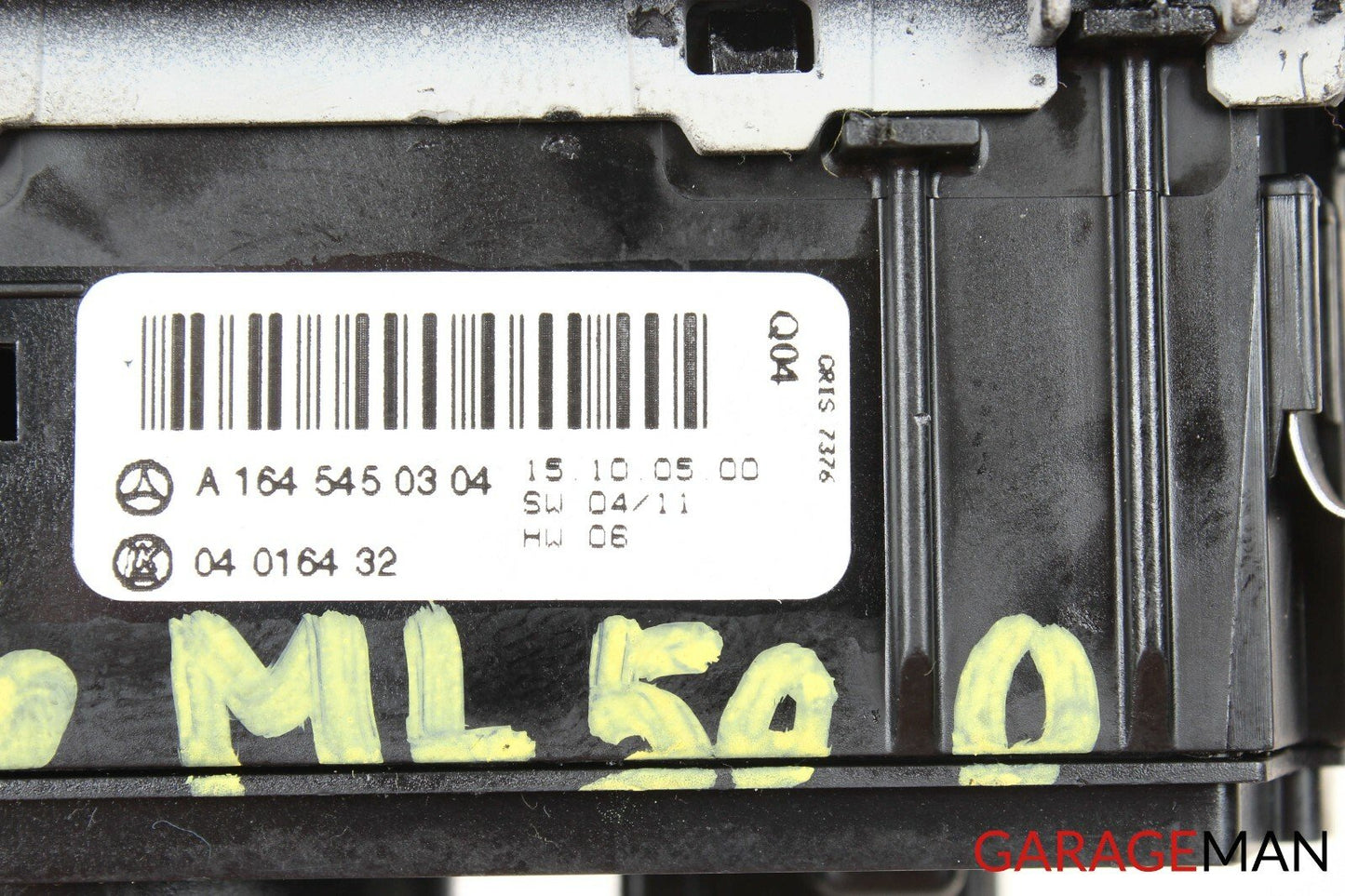 06-11 Mercedes W164 ML500 GL450 Headlight Control Switch Module 1645450304 Gray