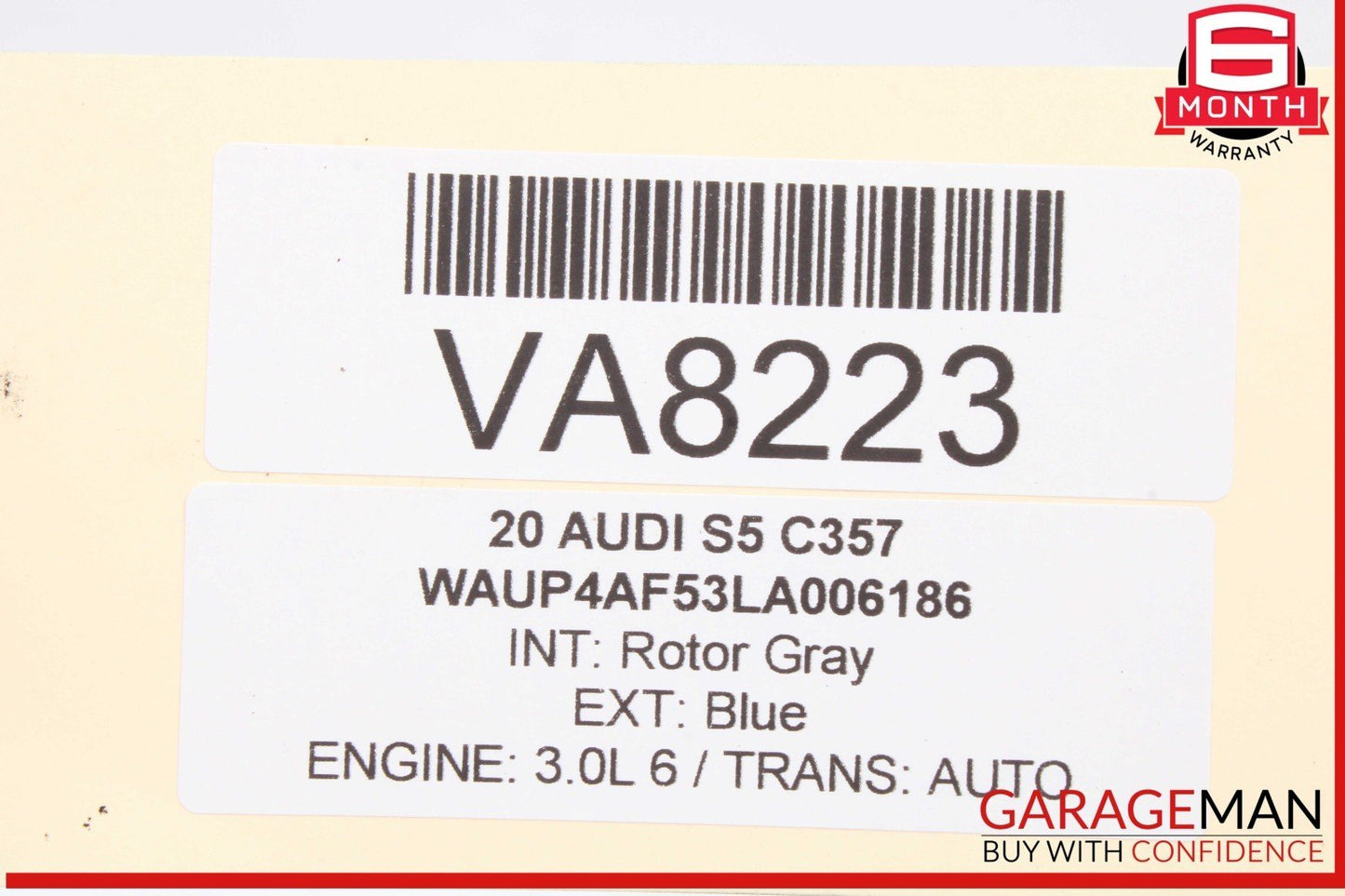 17-24 Ausi S5 S4 RS5 A4 A5 Central Console Storage Compartment 8W1863383A OEM