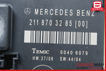03-09 Mercedes W211 E500 E350 E320 Rear Right Side Door Controller Module Unit