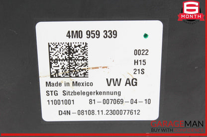 17-24 Audi A4 Front Right Passenger Side Seat Occupant Sensor Module 4M0959339