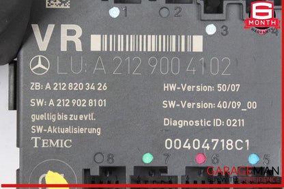 08-14 Mercedes W204 C300 Front Right Passenger Side Door Control Module Unit OEM