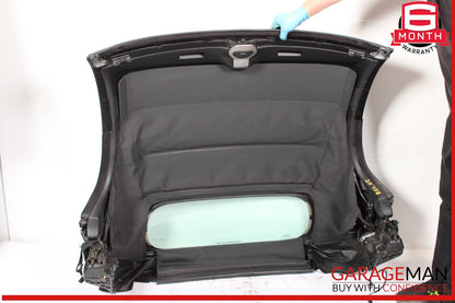 05-08 Porsche Boxster 987 Rear Convertible Soft Top Roof Glass Assembly Black