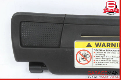 05-11 Mercedes R171 SLK280 Right Side Sun Visor Sunvisor Shade Black OEM