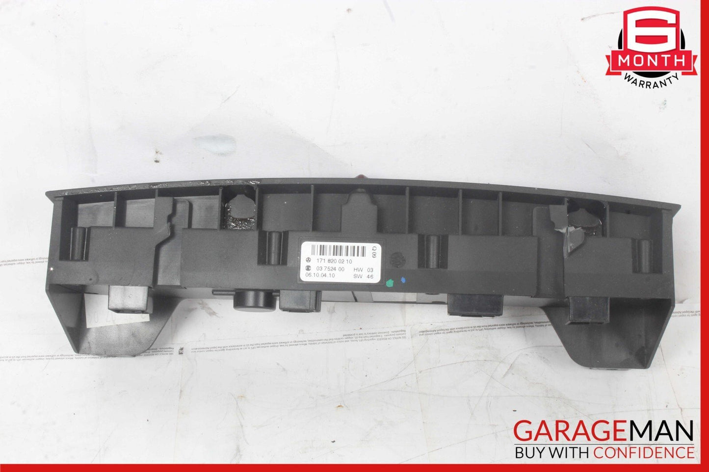 05-11 Mercedes R171 SLK350 SLK280 Door Lock Dash Hazard Light Control Panel OEM