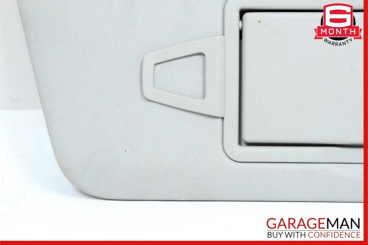 08-14 Mercedes W204 C300 C250 Front Right Passenger Side Sunvisor Sun Visor Grey