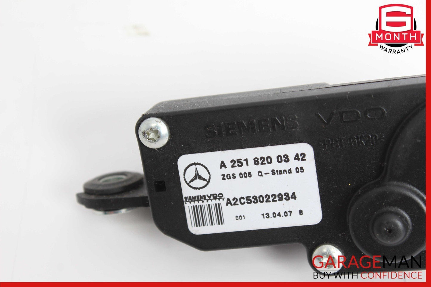 06-13 Mercedes W251 R350 R320 Rear Left Side Quarter Window Motor 2518201942 OEM