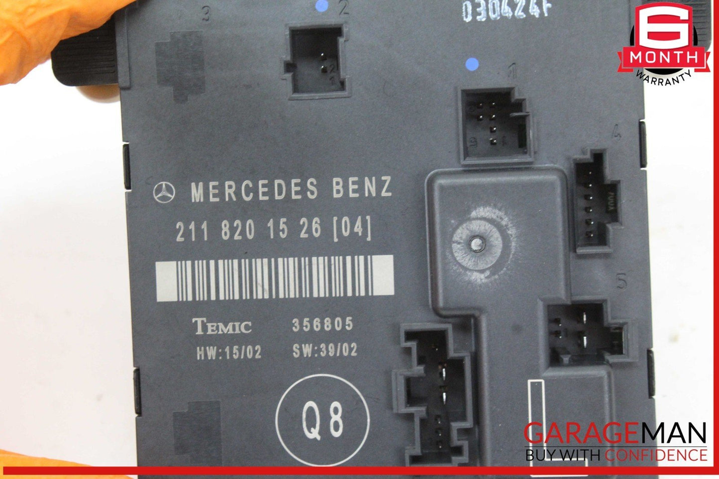 03-09 Mercedes W211 E320 Rear Left Driver Side Door Control Module OEM