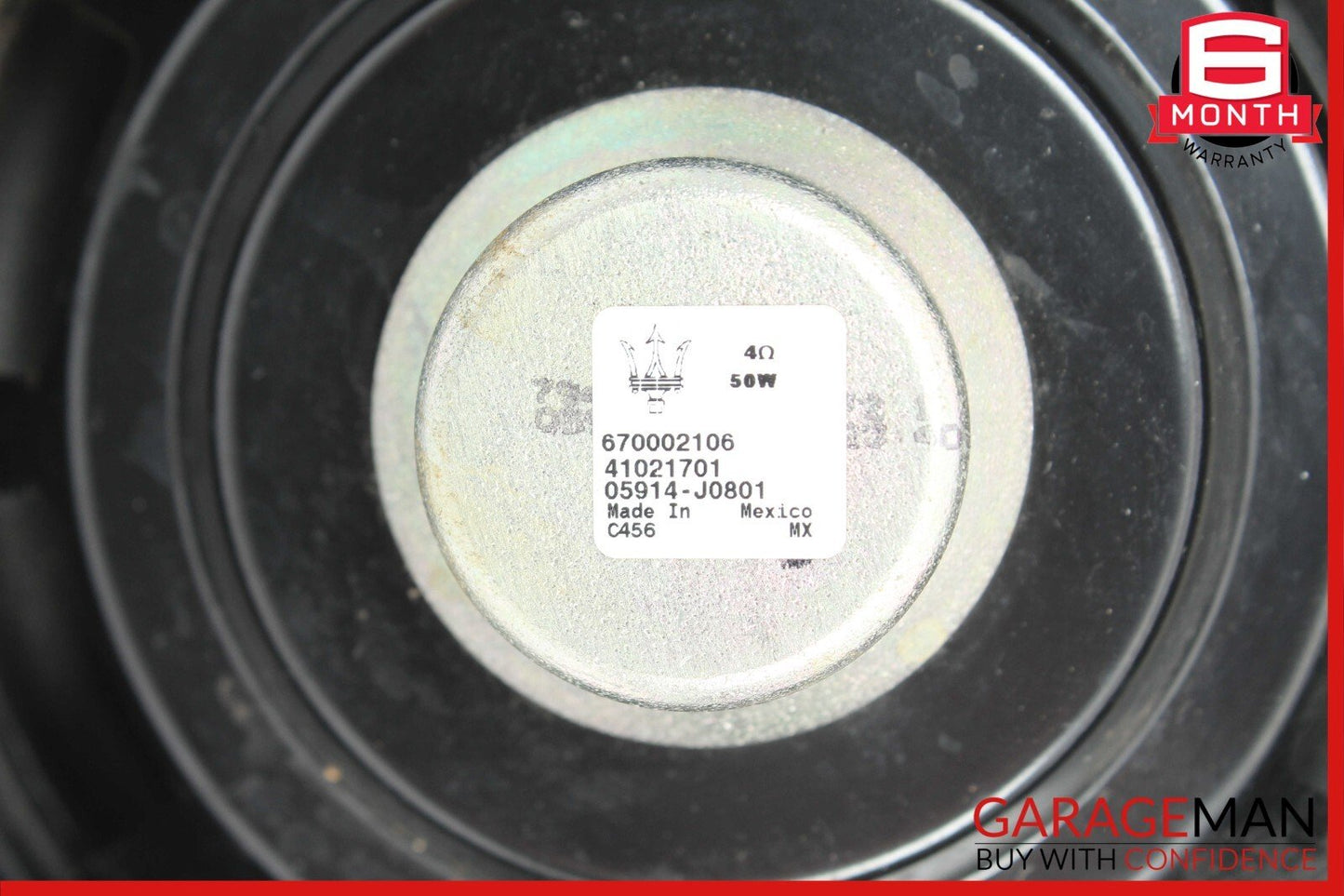 14-17 Maserati Ghibli Right / Left Side Door Audio Sound Speaker OEM