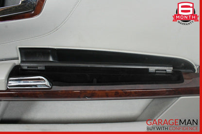 07-14 Mercedes W216 CL550 Front Right Passenger Side Interior Door Panel Gray