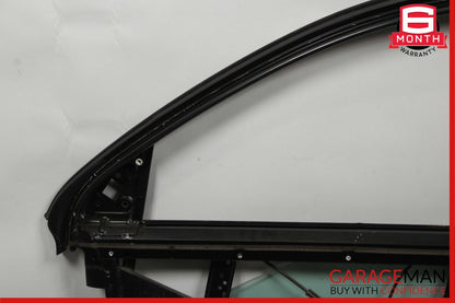 03-06 Porsche Cayenne 955 Front Right Door Window Frame Glass Panel Plate Assy