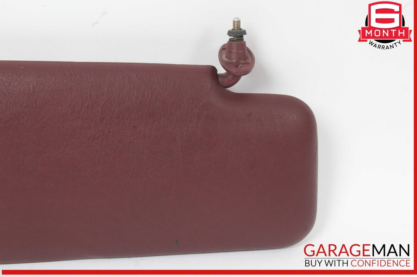 84-93 Mercedes W201 190E 190D Left Driver Side Sunvisor Burgundy OEM