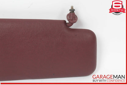 84-93 Mercedes W201 190E 190D Left Driver Side Sunvisor Burgundy OEM