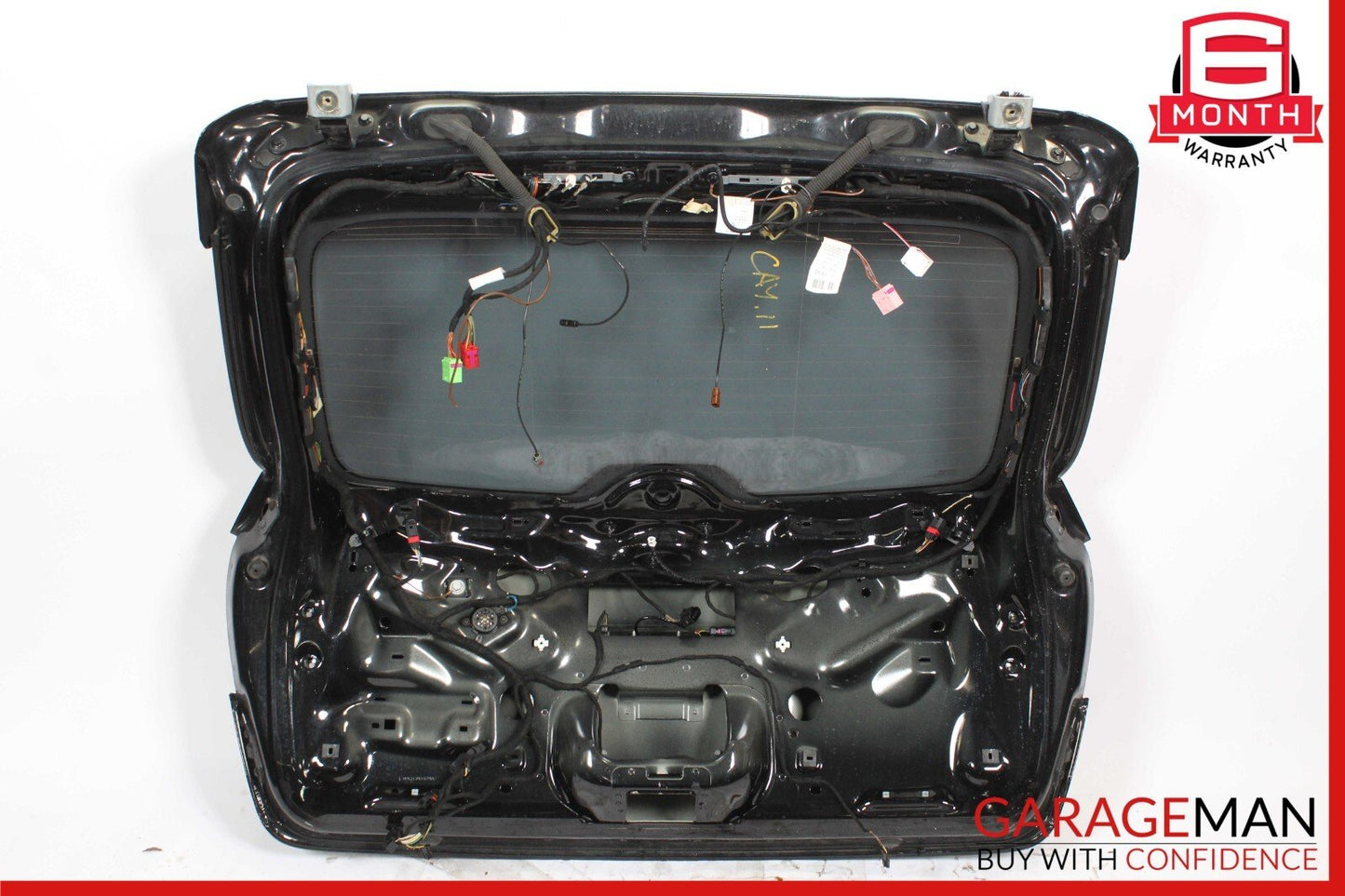 11-14 Porsche Cayenne 958 Trunk Lid Liftgate Tailgate Hatch Shell Black OEM