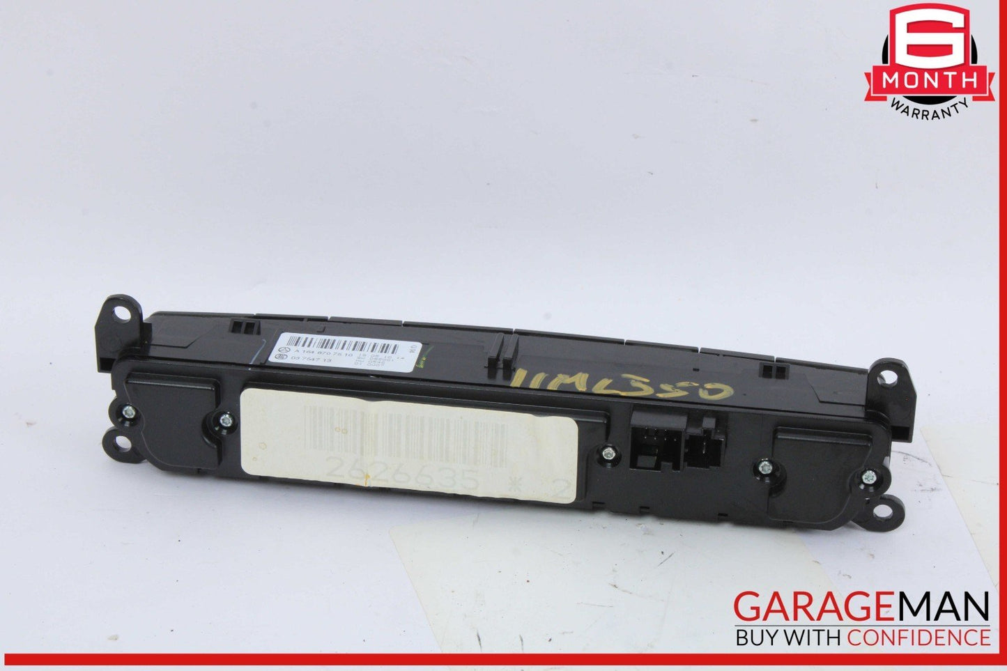 06-12 Mercedes W164 ML350 Dash Hazard Heated Seats ESP Control Panel OEM