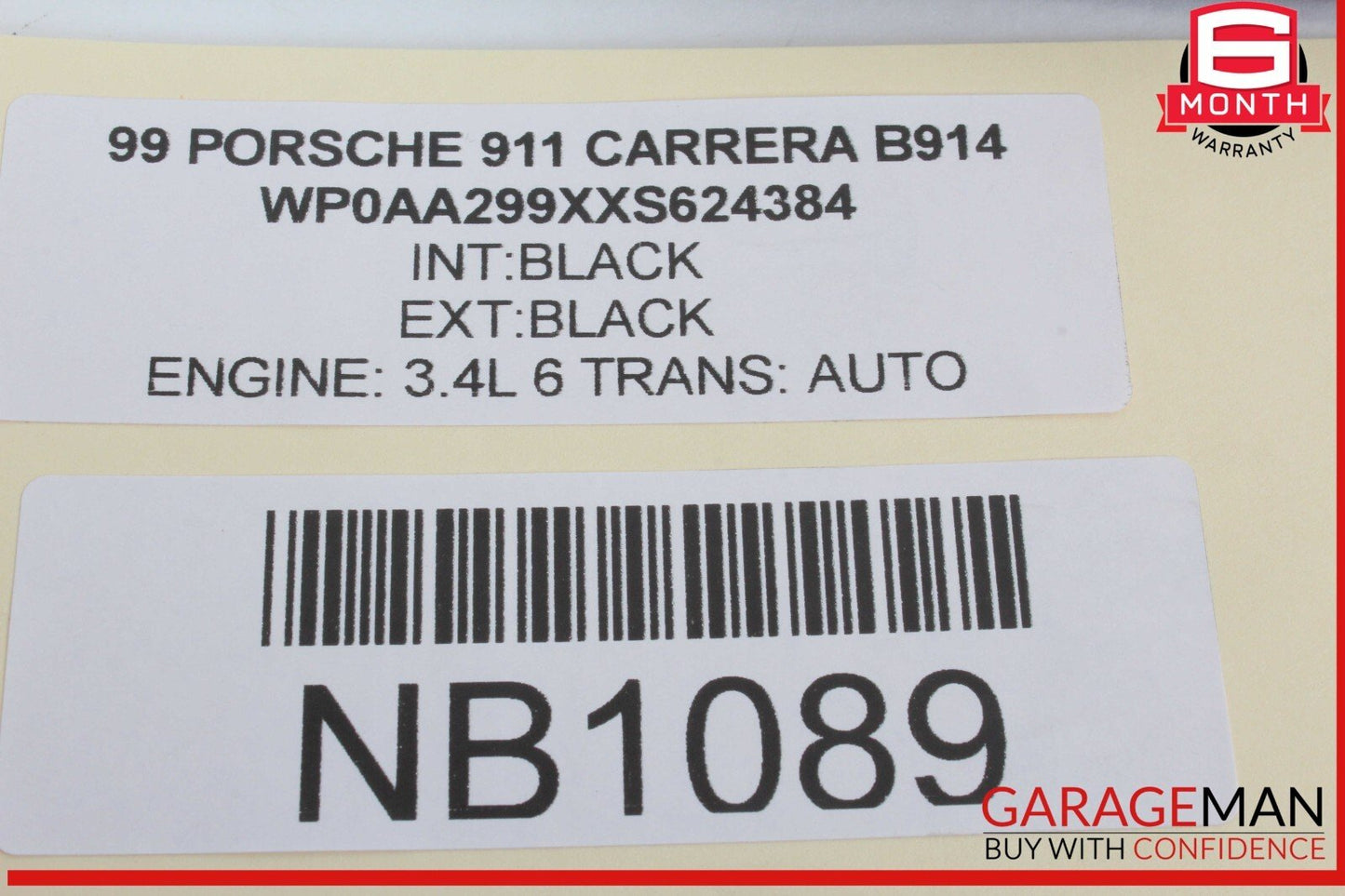 99-01 Porsche Carrera 911 996 Rear Left or Right Axle CV Shaft OEM