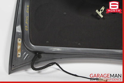 03-13 Maserati Quattroporte M139 Rear Trunk Lid Deck Shell Panel Gray OEM
