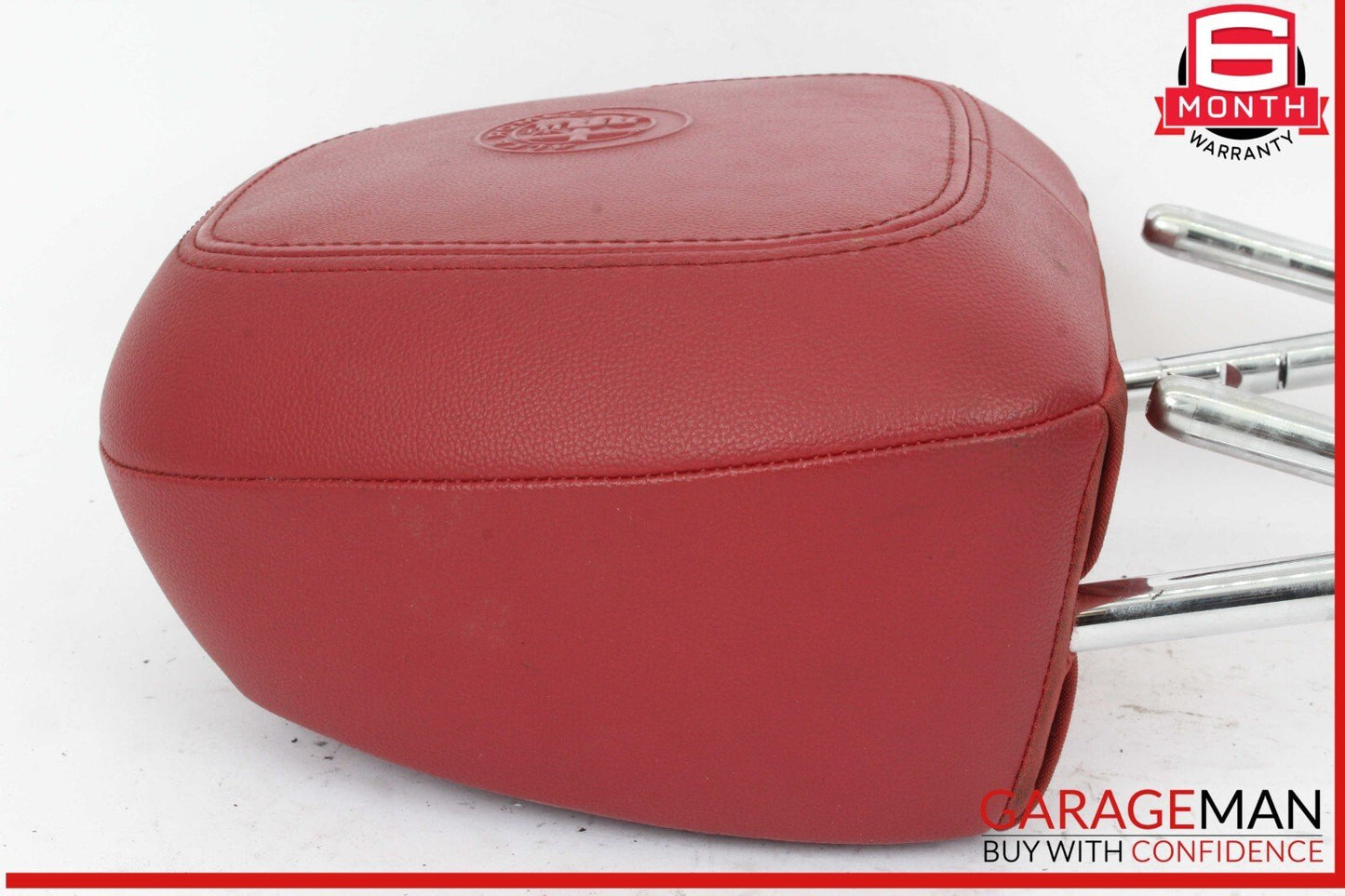 17-22 Alfa Romeo Giulia Front Left and Right Side Seat Headrest Head Rest Red