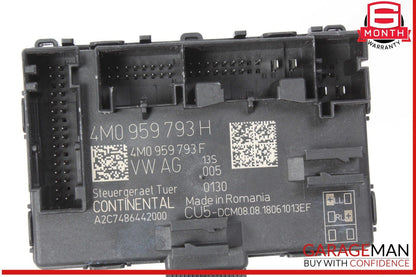 17-24 Audi Q7 Front Left Driver Side Door Control Module Unit 4M0959793H OEM