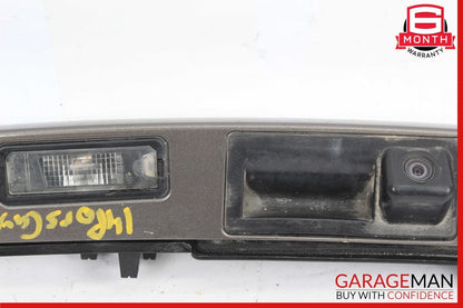 11-18 Porsche Cayenne 958 Rear Tailgate Trunk Lid License Light Handle Cover OEM
