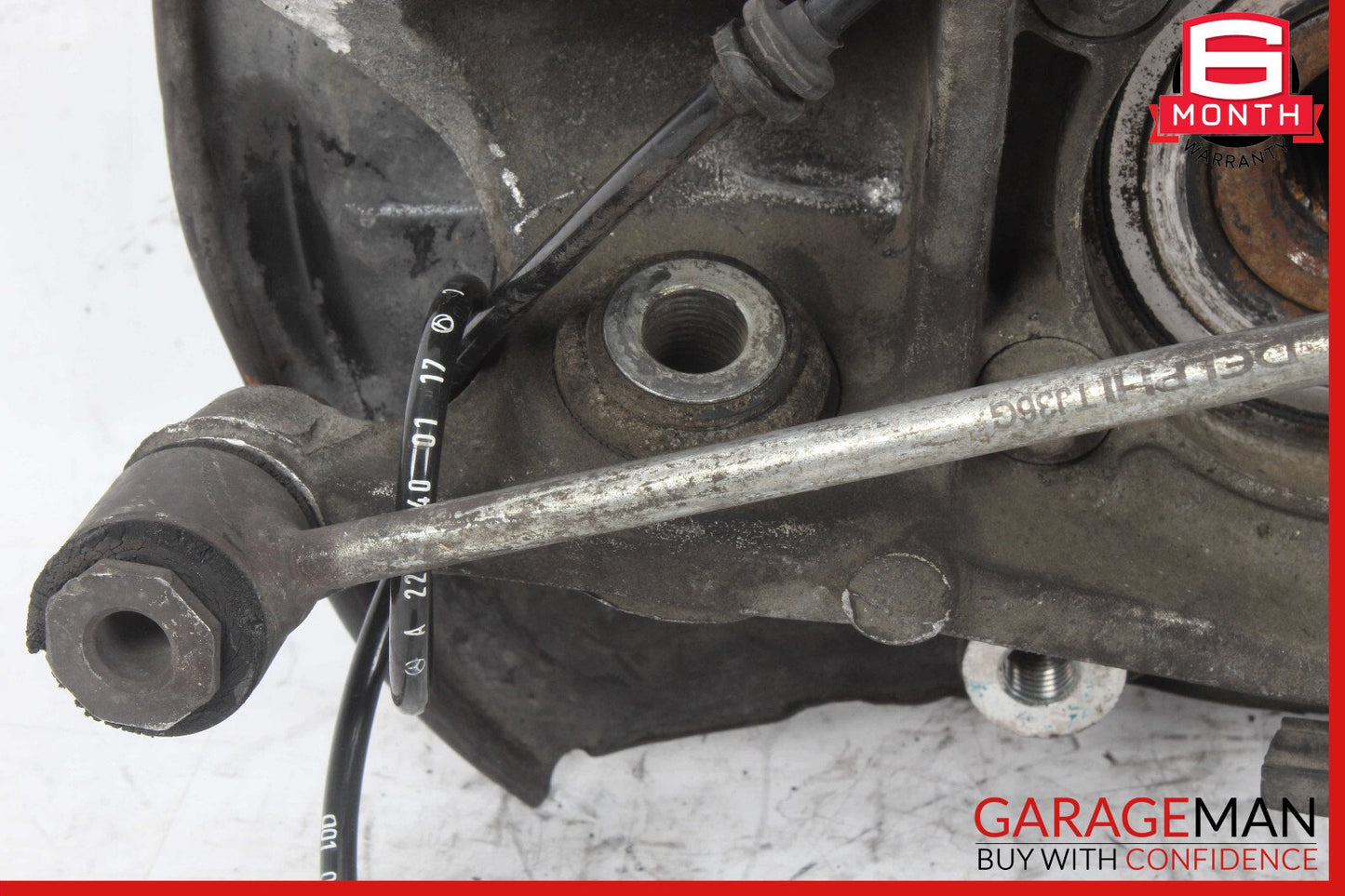 07-14 Mercedes W221 S65 S63 AMG Rear Right Wheel Carrier Spindle Knuckle Hub OEM