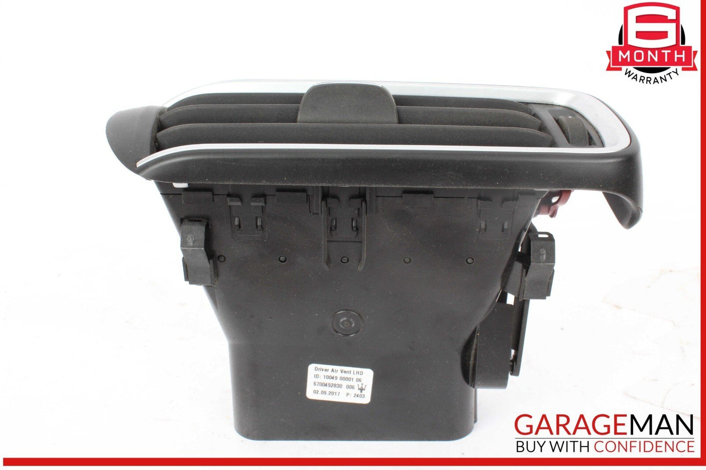 17-20 Maserati Levante Dashboard Left Side AC A/C Air Vent Grille 6700492830