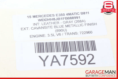 15-18 Mercedes W212 E350 CLS550 ABS Anti Lock Pump Brake Module OEM