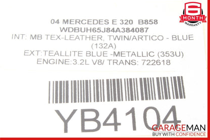 03-11 Mercedes W211 E320 Rear Left or Right Side Suspension Upper Control Arm