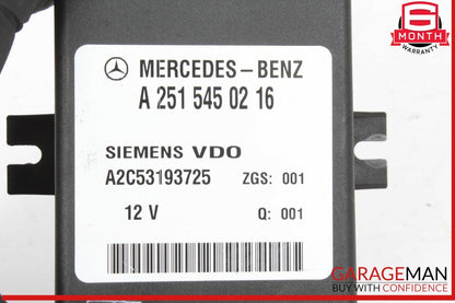 06-13 Mercedes W251 R350 4MATIC Rear Air Suspension Control Module Unit OEM
