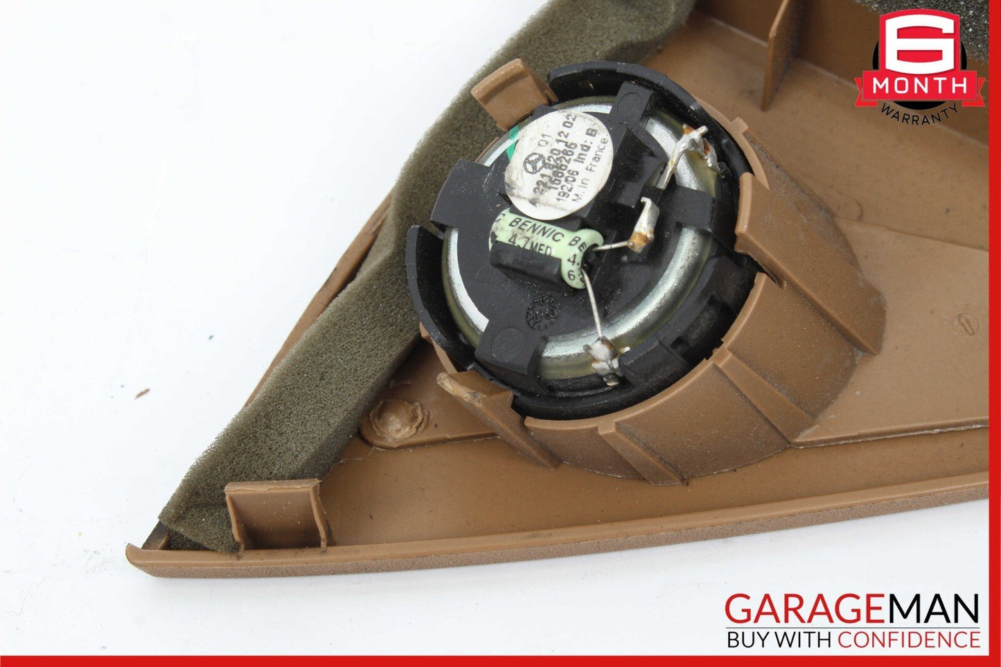 07-13 Mercedes W221 S550 S450 S600 Door Corner Speaker Right Passenger Brown OEM