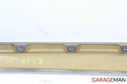06-09 Mercedes W251 R350 Left Driver Side Rocker Skirt Molding Panel Silver OEM