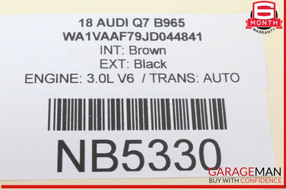17-19 Audi Q7 Homelink Garage Door Opener Control Module Unit 4N0907410A OEM