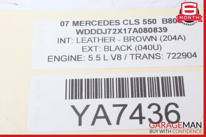 06-11 Mercedes W219 CLS550 CLS55 AMG Front Right Dash AC A/C Air Vent Trim OEM