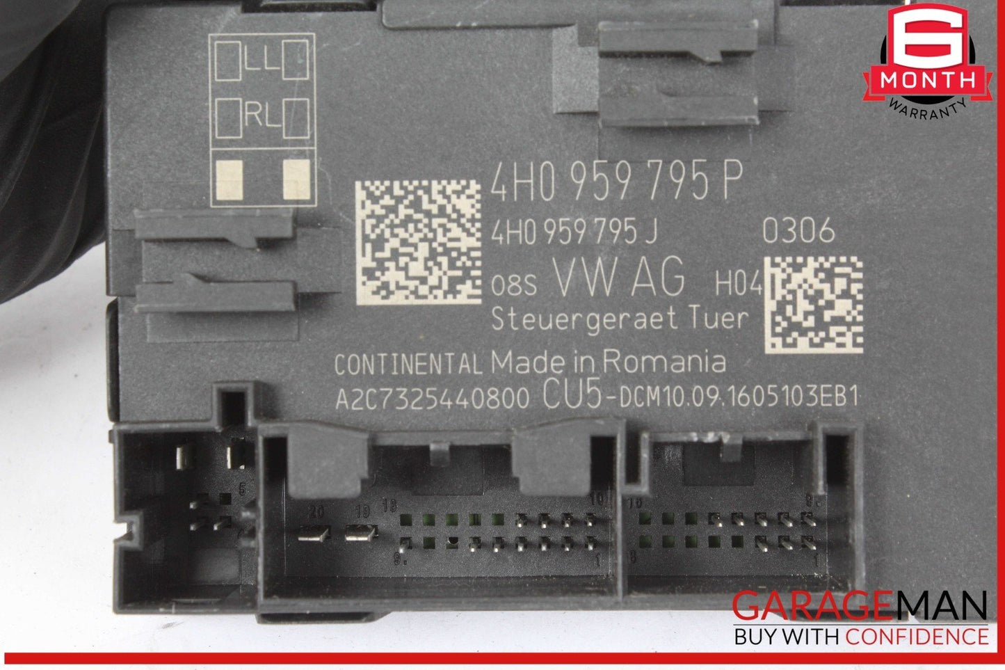 15-24 Porsche Macan 95B Rear Left or Right Side Door Control Module 4H0959795P