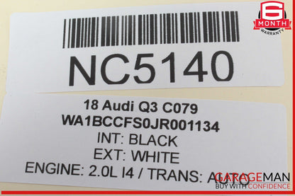15-18 Audi Q3 Rear Left Driver Side Window Regulator Motor 8K0959811A OEM