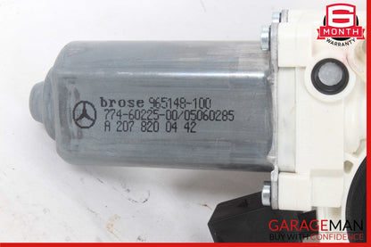 10-17 Mercedes W207 E350 E400 Front Side Door Window Regulator Motor Unit OEM