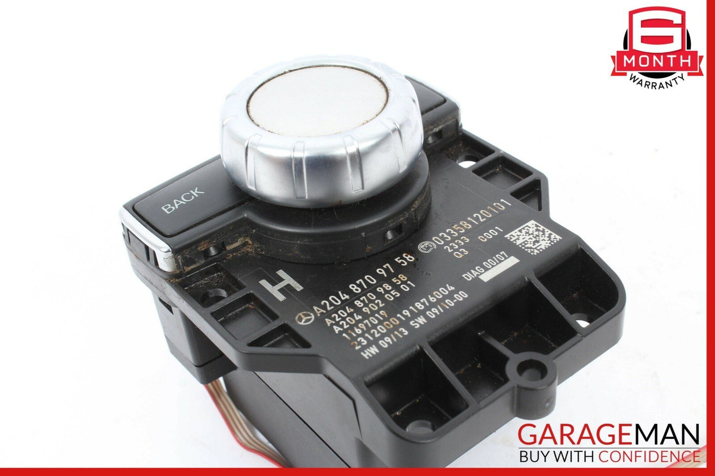 12-15 Mercedes C250 E400 GLK250 Console Head Unit Controller Knob Multi Switch