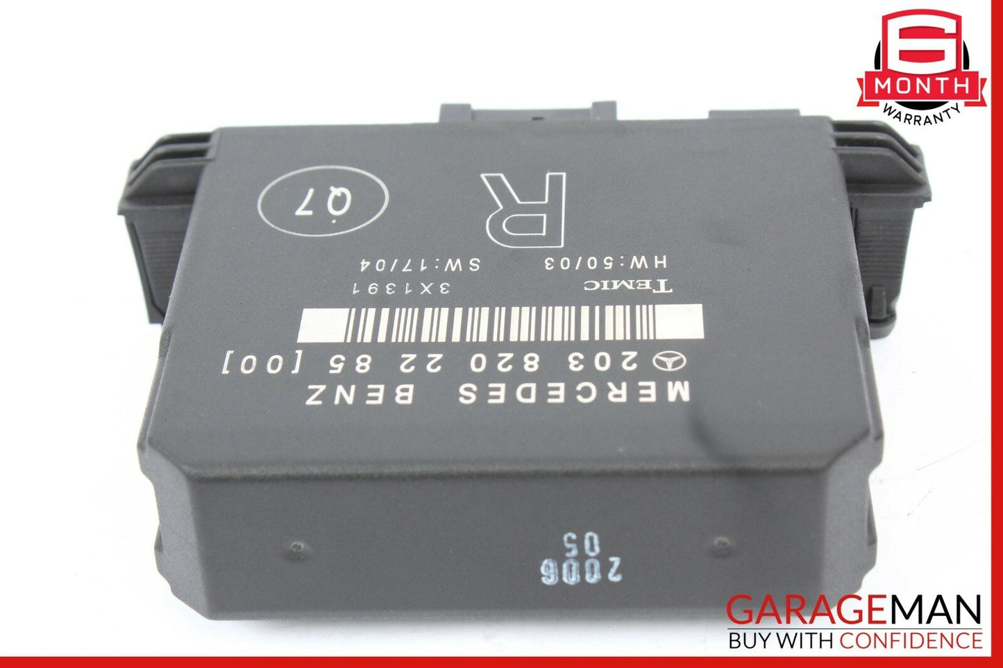 01-07 Mercedes W203 C55 AMG C230 Rear Right Side Door Controller Module Unit