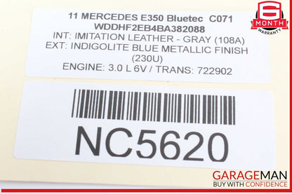 10-16 Mercedes W212 E350 Bluetec Front Right Side Top Upper Control Arm OEM