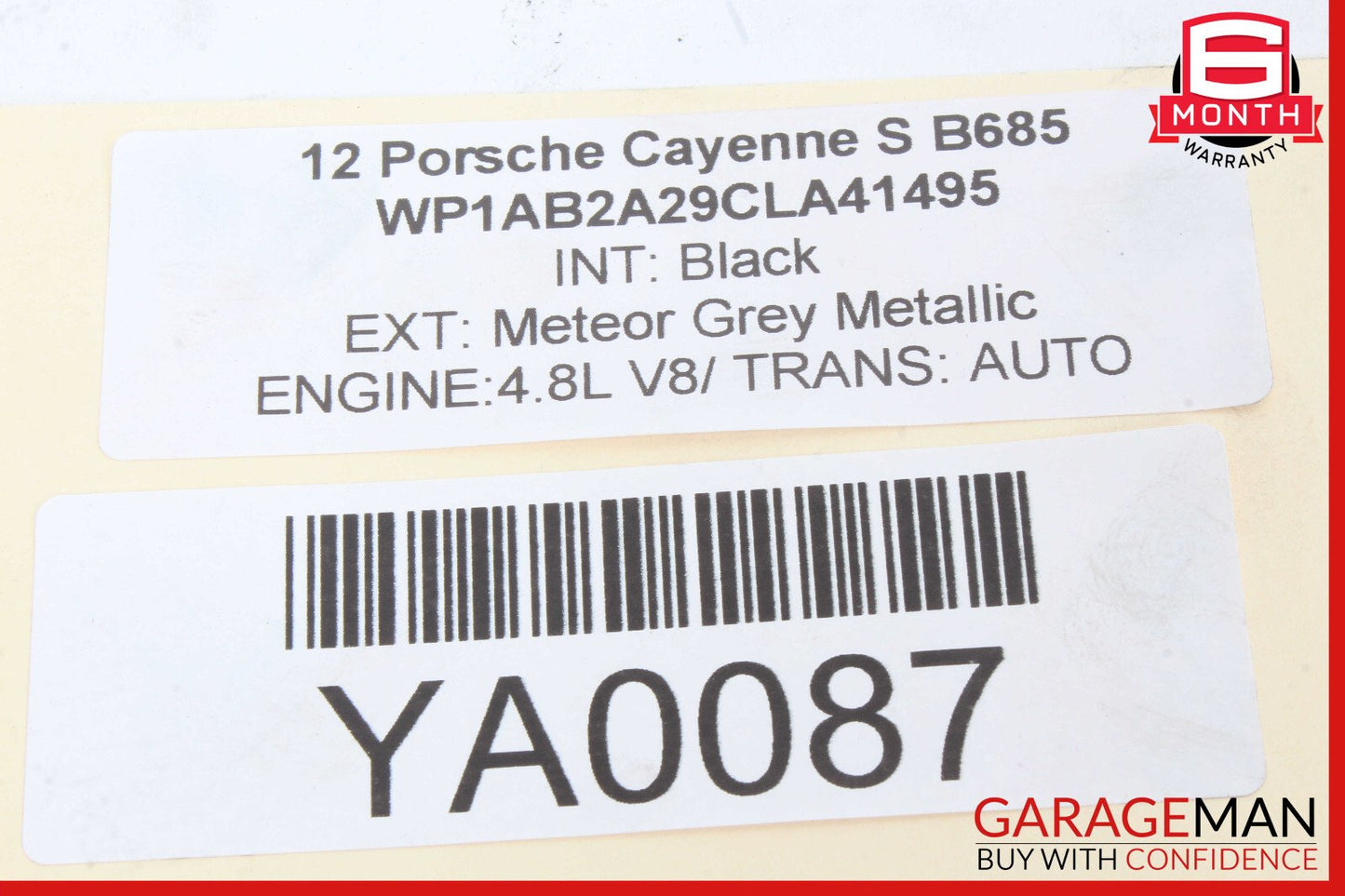 11-18 Porsche Cayenne 958 S Rear Left / Right Side Upper Forward Control Arm OEM