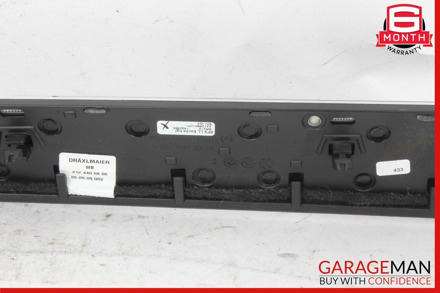 10-13 Mercedes W212 E350 Front Center Dash AC A/C Air Vent Grille Trim Assembly