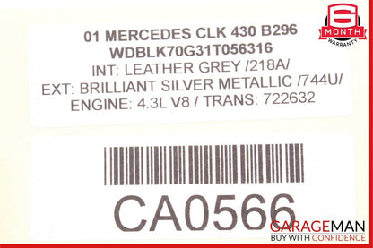 98-03 Mercedes E320 CLK430 Headlight Lamp Range Controller Module Unit