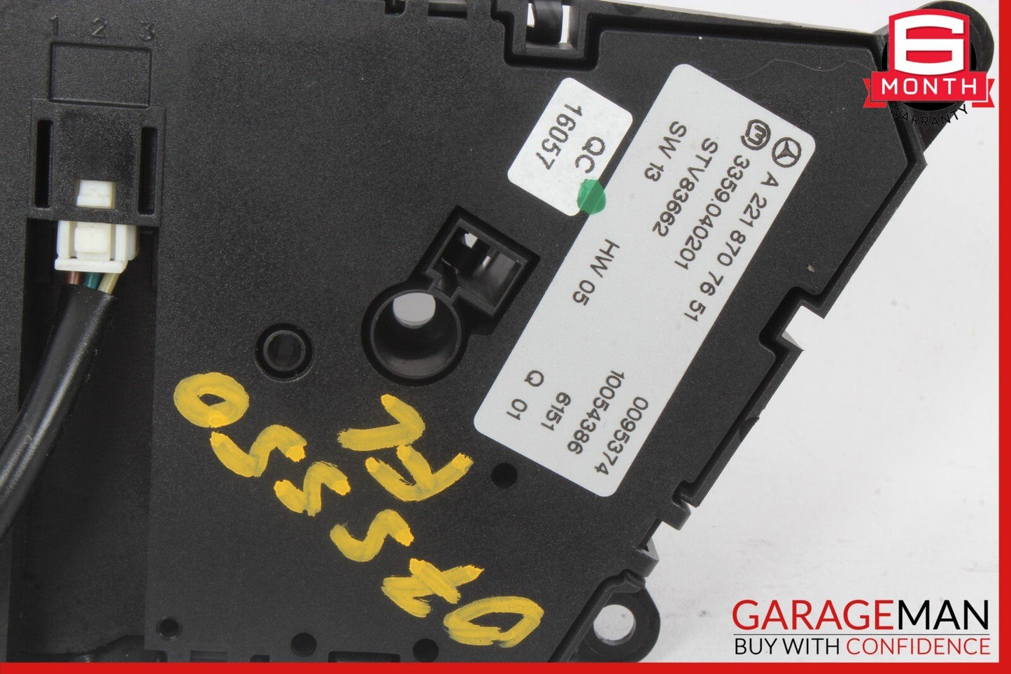 07-14 Mercedes W221 S550 CL600 Front Left Driver Seat Control Memory Switch Set