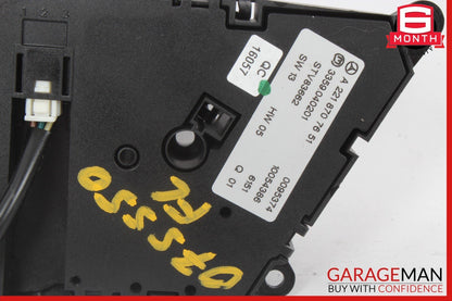 07-14 Mercedes W221 S550 CL600 Front Left Driver Seat Control Memory Switch Set