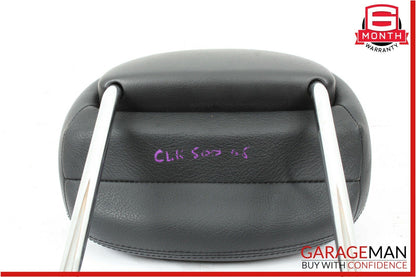 03-09 Mercedes W209 CLK500 Front Right / Left Side Seat Headrest Head Rest Black