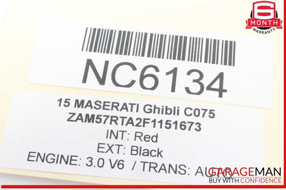 14-17 Maserati Ghibli Dash Headlight Head Light Lamp Control Switch 670019822