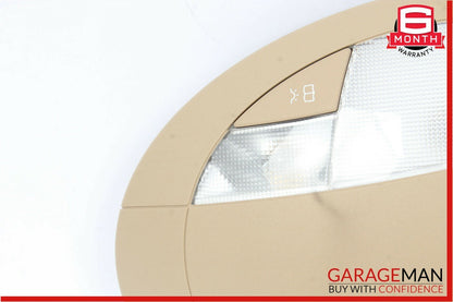 07-09 Mercedes W211 E350 E550 E63 AMG Rear Overhead Dome Light Reading Map Brown