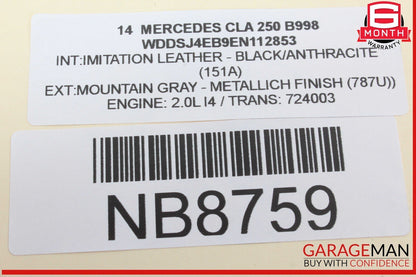 12-20 Mercedes W117 CLA250 CLA45 AMG ML350 Front Right Side Door Control Module