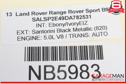 10-13 Land Rover Range Rover Sport Rear Left or Right Side Door Control Module